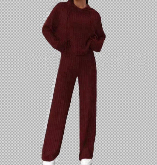 Damen lässiger Strickanzug R&B