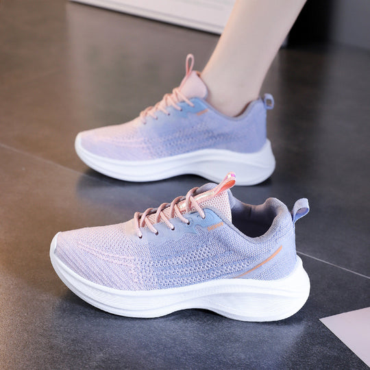 Damen Leichte und atmungsaktive Laufsneaker mit flexibel geformter Sohle R&B
