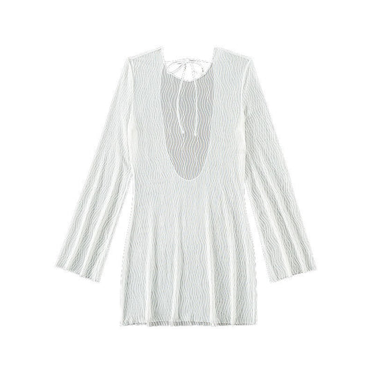 Damen Transparente Strandkleid R&B