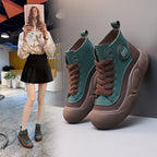 Damen Modische High-Top Sneaker mit rutschfester Sohle und hohem Komfort R&B