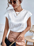 Damen T-Shirt mit modernem Leo-Print und lässigem Schnitt R&B