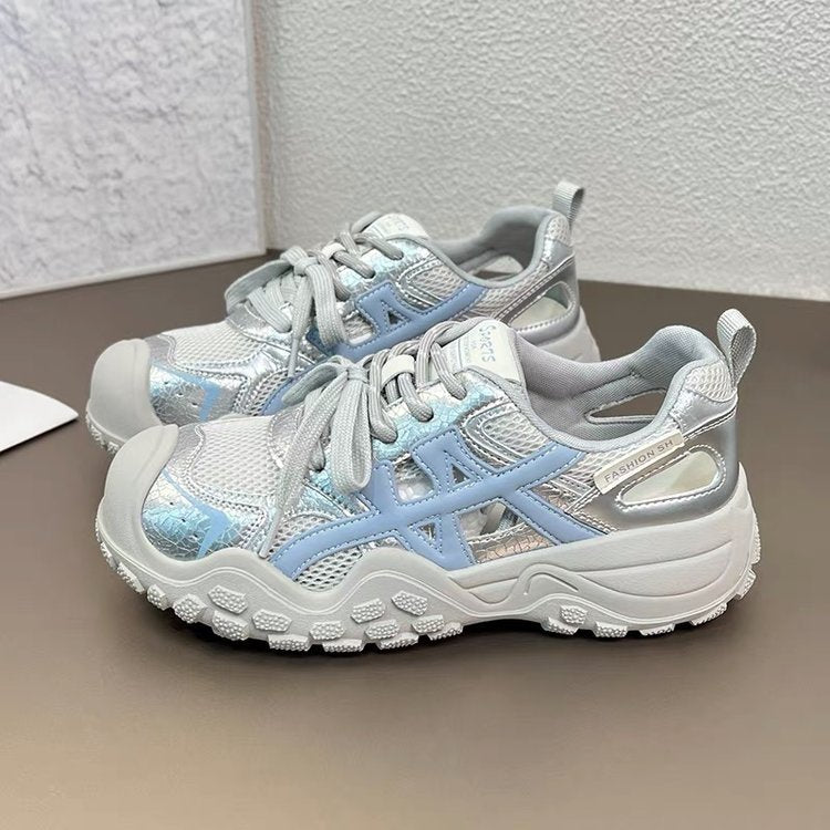 Damen sportive Lifestyle-Sneaker mit atmungsaktiver Mesh-Oberfläche und hochwertiger Dämpfungstechnologie R&B