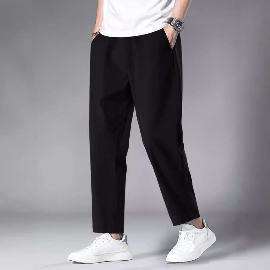 Herren elegante Relaxed-Fit Hose R&B