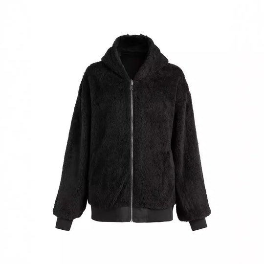 Damen Kuschelige Fleece-Jacke R&B