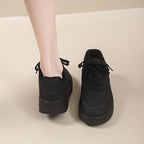 Damen Komfortable Sneakers im minimalistischen Design mit dämpfender Sohle