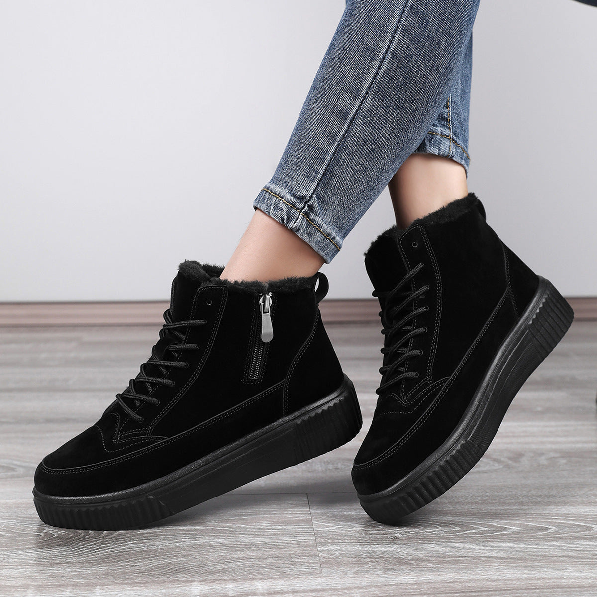 Damen Komfortable Winterstiefel mit isolierendem Futter und rutschfester Sohle