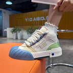 Damen Sportliche Sneaker mit atmungsaktiver Obermaterialstruktur und rutschfester Sohle R&B