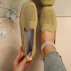 Damen Atmungsaktive Slip-On Schuhe aus Netzmaterial R&B