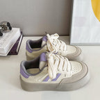 Damen Sportliche Sneakers mit dickem Profil und atmungsaktiver Obermaterialkombination