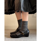 Damen Elegante und bequeme Schuhe mit T-Strap