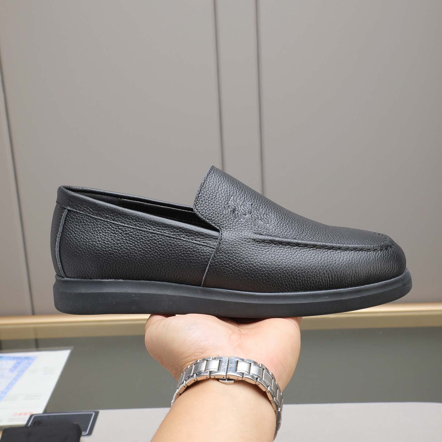 Damen Mokassin Slipper mit erstklassiger Ledervariante und rutschfester Sohle R&B