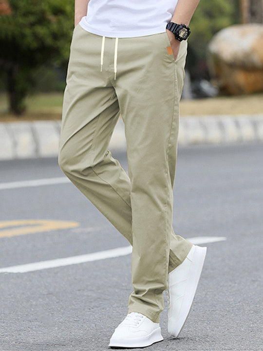 Herren Freizeit-Hose mit atmungsaktivem Material und elastischem Bund R&B
