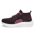 Damen Sportliche High-Top Sneakers mit atmungsaktivem Netz-Obermaterial