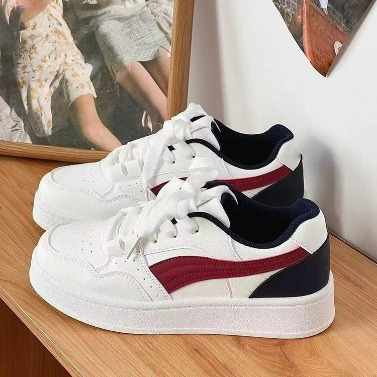 Damen Modische Sneakers mit hoher Plateausohle und sportlichem Design R&B