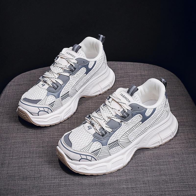 Damen Sportliche Chunky Sneakers mit dämpfender Sohle und atmungsaktivem Obermaterial R&B