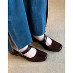 Damen Elegante und bequeme Schuhe mit T-Strap