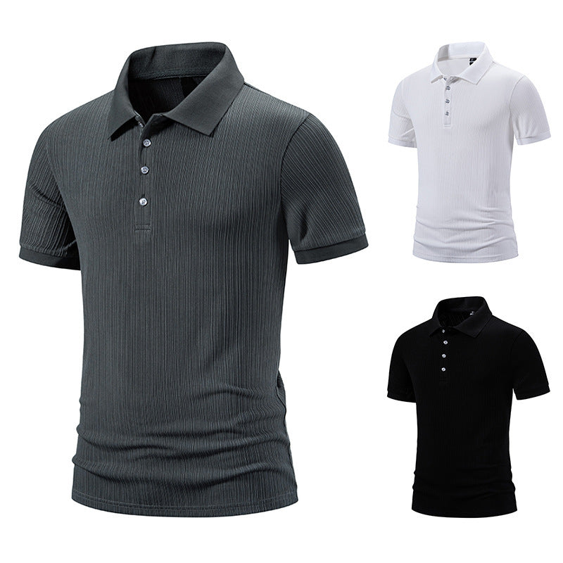 Herren hochwertiges Poloshirt mit moderner Struktur R&B