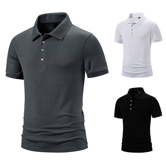 Herren hochwertiges Poloshirt mit moderner Struktur R&B