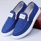 Damen modische und bequeme Slip-On Schuhe mit elastischem Einsatz R&B