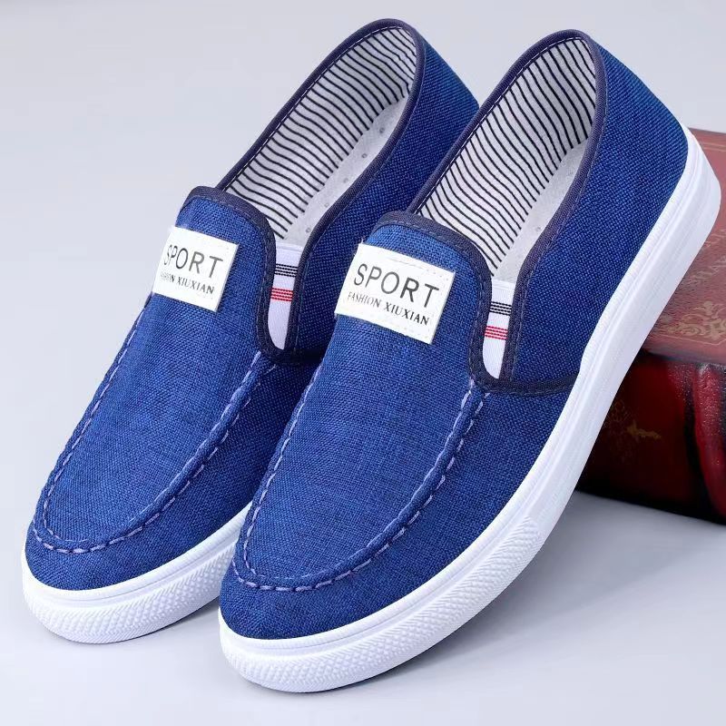 Damen modische und bequeme Slip-On Schuhe mit elastischem Einsatz R&B
