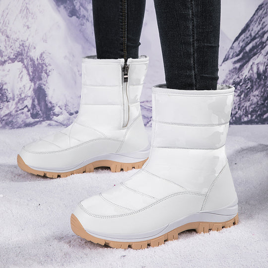Damen Winterstiefel mit Warmfutter und rutschfester Sohle R&B