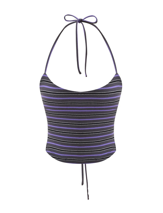 Damen Sportliche Badeshorts mit ikonischem Streifendesign R&B