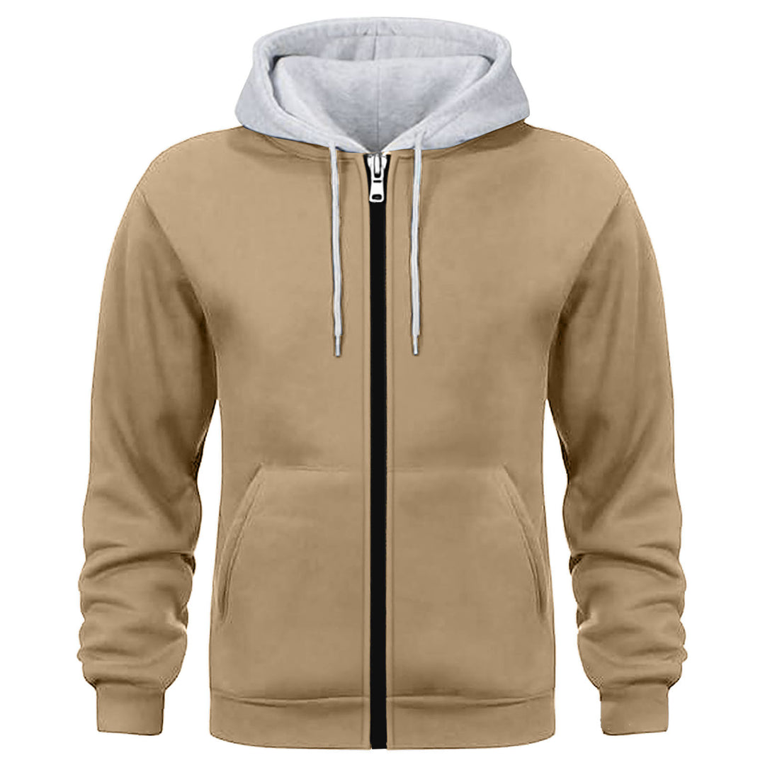 Herren Kapuzenjacke mit doppellagigem Material R&B
