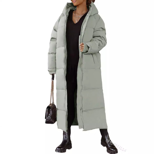 R&B | Elegante Lange Winterjacke für Damen