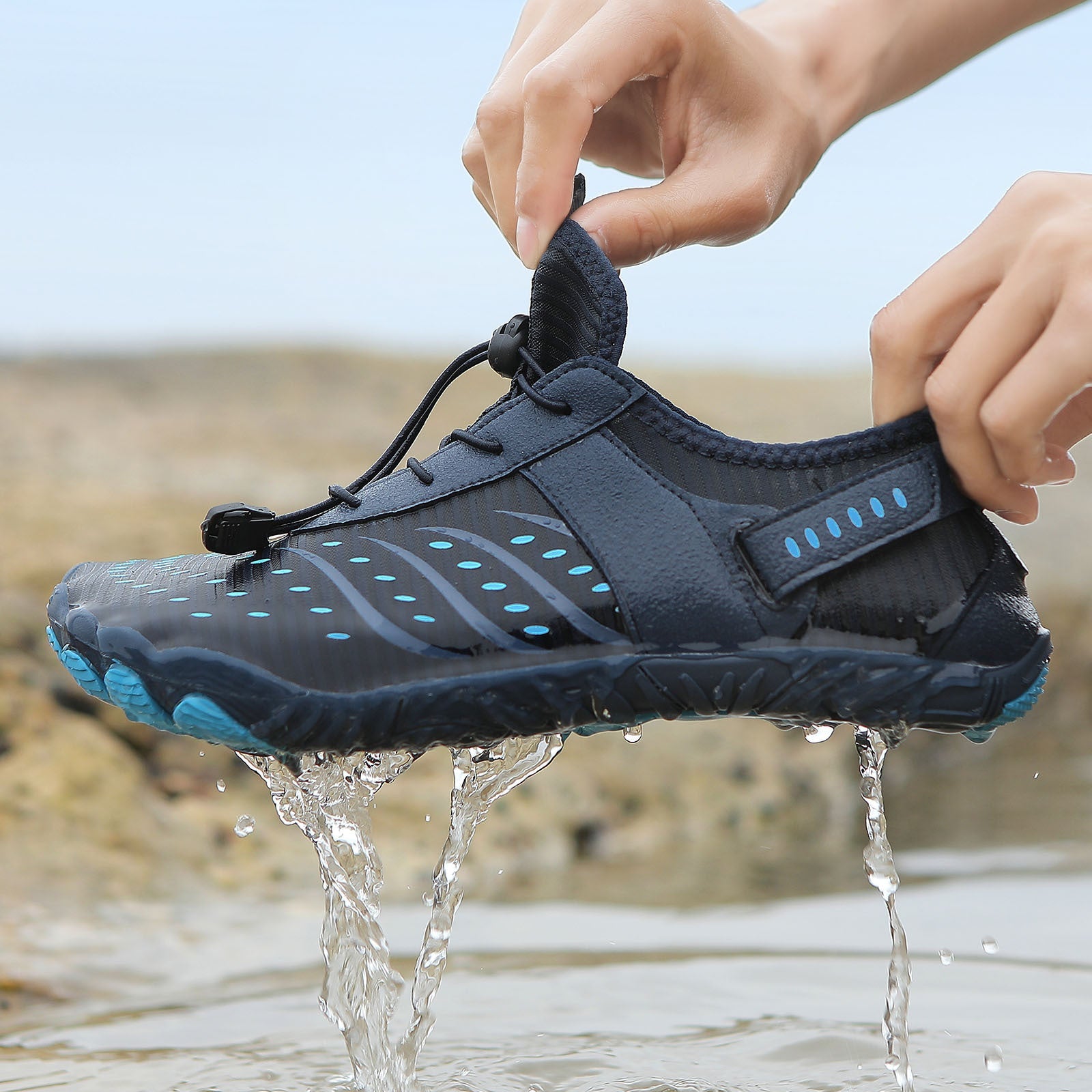 Damen Multifunktionale Wassersport-Schuhe mit elastischem Schnellschnürsystem R&B