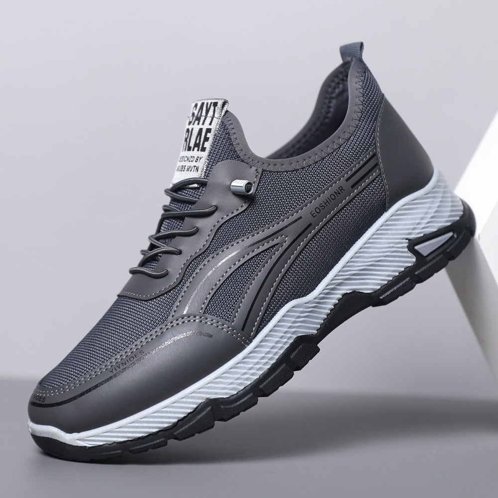 Damen Sportliche Leichtgewicht-Sneaker mit atmungsaktiver Mesh-Oberfläche und rutschfester Sohle R&B