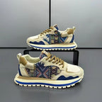 Damen Sportliche Sneaker mit einzigartigem geometrischen Design und dämpfender Sohle R&B