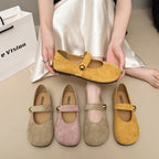 Damen elegante Ballerinas mit dekorativem Riemchen und hochwertiger Oberfläche R&B