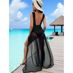 Damen Strandkleid mit eleganter Applikation