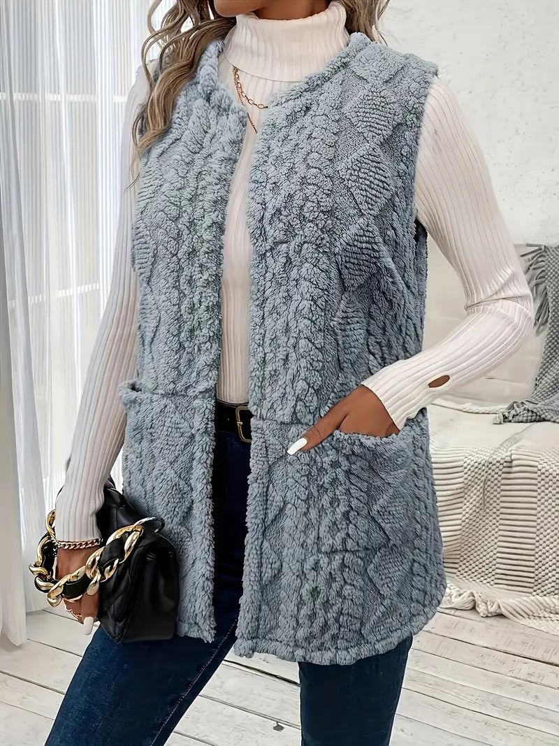 Damen Strickweste mit luxuriösem Obermaterial R&B
