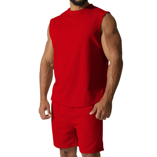 Herren sportliches Kurzarm-Set aus atmungsaktivem Material R&B