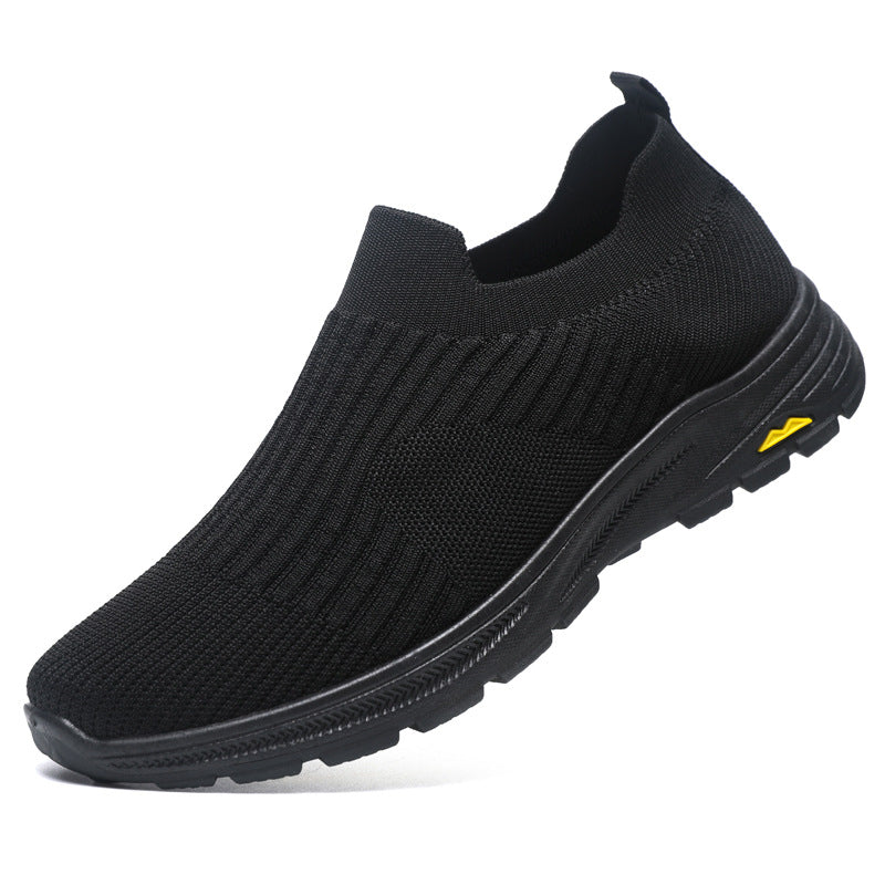 Damen Atmungsaktive Slip-On Sneakers mit elastischem Strick-Obermaterial R&B
