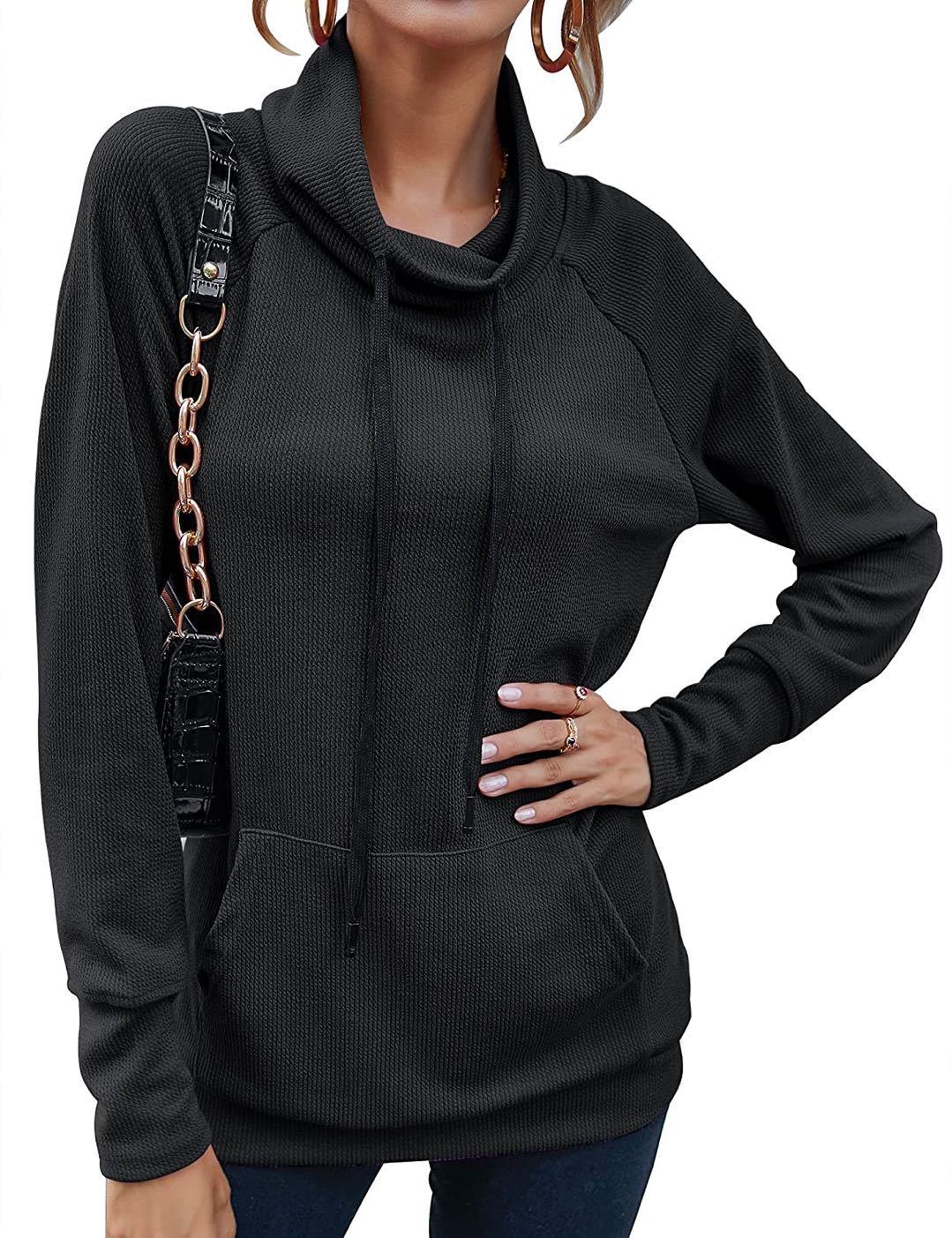 Damen modischer Kapuzensweater mit praktischen Taschen und ergonomischem Schnitt R&B