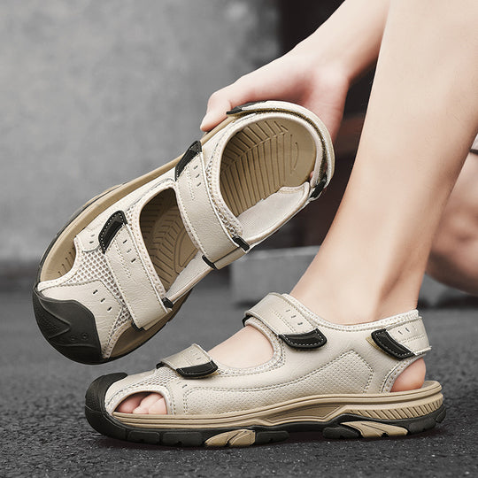 Damen Sportliche Freizeitsandalen mit verstellbaren Riemen und rutschfester Sohle R&B