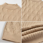 Herren Rollkragenpullover mit strukturierter Strickoberfläche