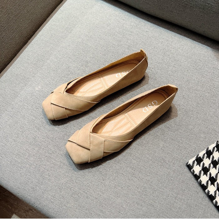 Damen Ballerinas mit elegantem Kreuzband-Design R&B