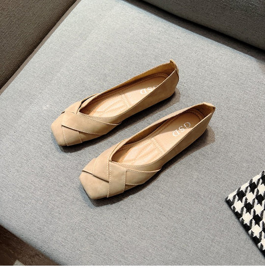 Damen Ballerinas mit elegantem Kreuzband-Design R&B