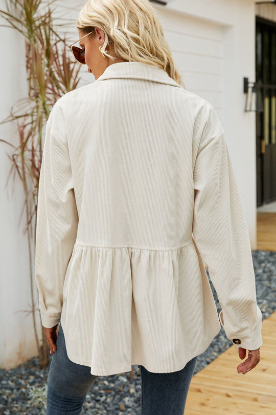 R&B | On Mauve Corduroy Shacket