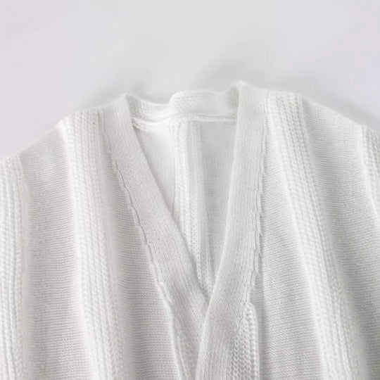 Damen Grobstrick Cardigan mit praktischen Taschen und lässigem Schnitt R&B