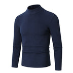 Herren Rollkragenpullover aus hochwertiger Rippenstruktur R&B