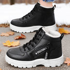Damen Stylische und isolierte Winterstiefel mit rutschfester Sohle R&B