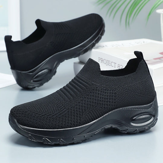 Damen Atmungsaktive Strick-Sneaker mit flexiblem Sohlenkomfort R&B