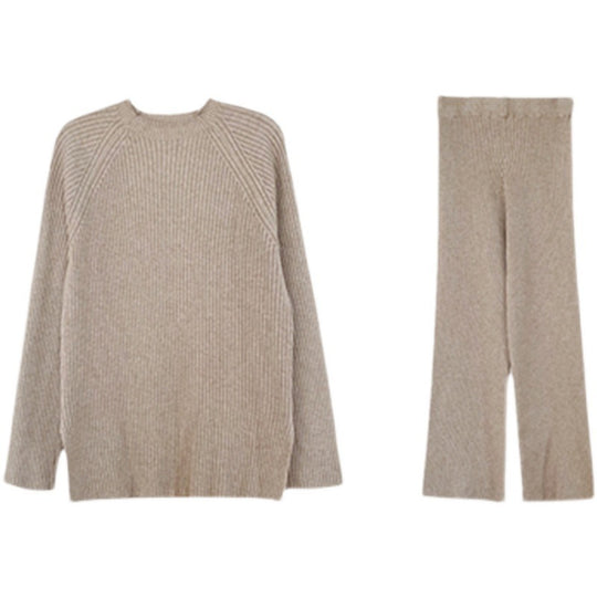 Damen Strickensemble mit weitem Schnitt und elegantem Design R&B