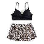 Damen Badeset mit Wickelrock und Bikinitop R&B