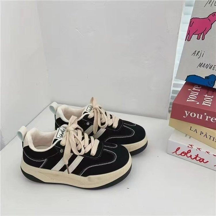 Damen modische Sneakers mit strapazierfähigem Obermaterial und rutschfester Sohle R&B