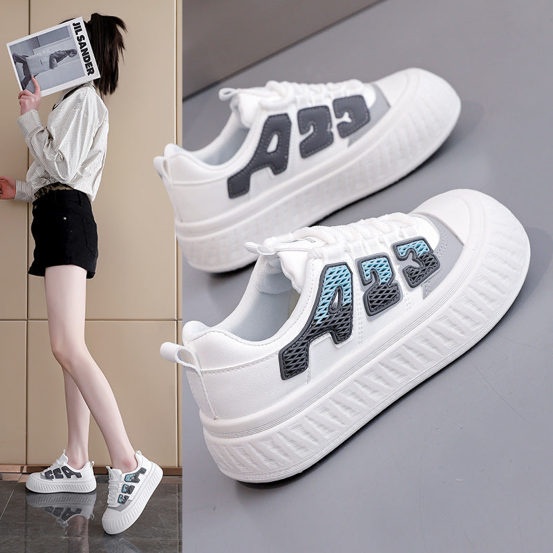Damen modische Plateau Sneakers mit einzigartigem Design und bequemer Dämpfung R&B